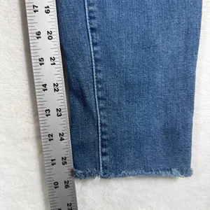 MOTHER The Looker Ankle Fray Skinny Jeans Chain Of‎ Destiny Distressed Size 25 thumbnail 8