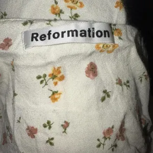 Reformation Small Floral Boho Hippie Colorful Fall Layering‎ Blouse thumbnail 2