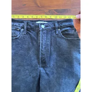 Abercrombie & Fitch Curve Love The 90s Straight Ultra High Rise Jeans Size 26 thumbnail 10