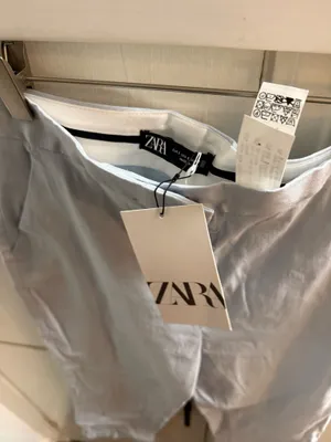 Zara Light Blue Pants thumbnail 4