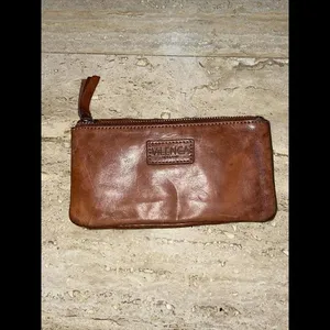VILENCA Holland Weaved Leather‎ Wallet, Brown 7x3.5” thumbnail 2
