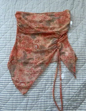 tube top Red Size XS thumbnail 1