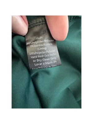 Windsor Teal Green One Shoulder Mini Dress XS thumbnail 11