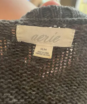 Aerie Dark Gray Sweater thumbnail 2
