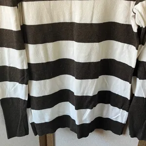 FINAL MARKDOWN GAP Chocolate striped Knit Pullover large thumbnail 9