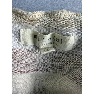 Mile(s) by Madewell Striped Mock Neck Sweatshirt Multicolor XS Relaxed Pullover thumbnail 5
