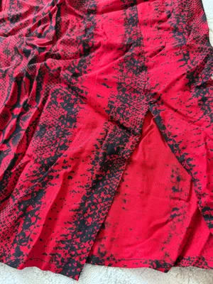 Motel Rocks Red Snake Print Dress thumbnail 2