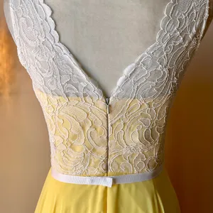 After Six Whimsical Lace Bodice V-Neck Romantic Dress‎ Sz 4 Fairycore Cottage thumbnail 6