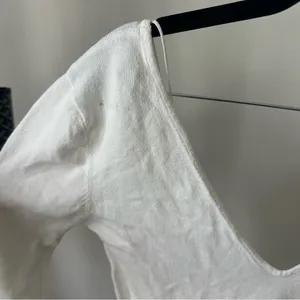 Meshki White Long Sleeve Coverup Dress thumbnail 5