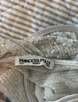 Princess Polly Opaline Sequin Cami Top thumbnail 4