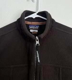 Patagonia Synchilla Jacket Women’s XS Full Zip Ribbed Knit Brown Outdoors Hike thumbnail 2