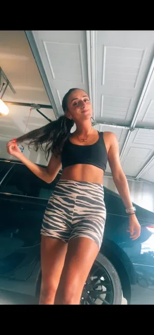 AE Zebra Print Biker Shorts Cream and Black thumbnail 2