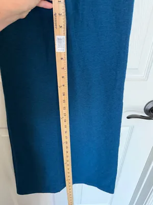 Beyond Yoga Spacedye At Your Leisure Bootcut Pant Blue Crossover Waist XS thumbnail 7