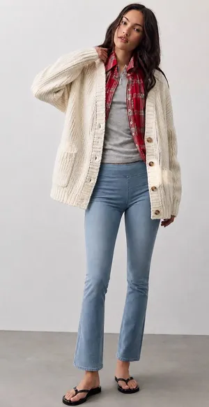 NWT We The Free In My Feelings Cropped Slim Flare Jeans Sold Out On Free People thumbnail 1
