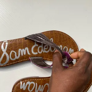 Sam Edelman Women's Purple and grey color Slides/Sandals thumbnail 4