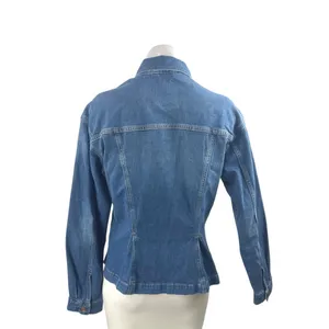 GAP Womens Blue Collared Long Sleeve Button Down Shirt Trucker Coat Jacket Top M thumbnail 3
