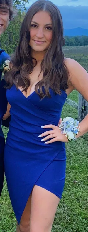 Blue Homecoming Dress Size XS thumbnail 1