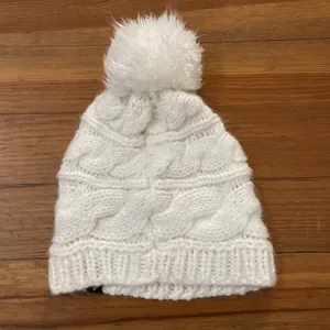 The North Face White Cable Knit Beanie Pom Womens One Size thumbnail 8