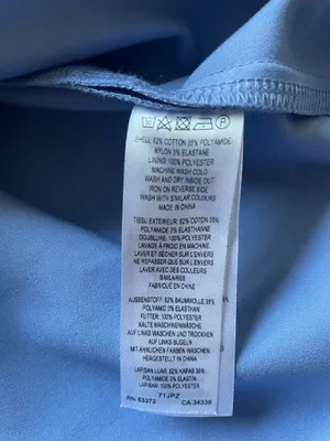 French Connection Fit & Flare Dress Blue Sleeveless Cotton Blend Size 0 thumbnail 5