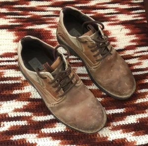 Ariat Linden Women Work Low Top Ankle Shoes Boots Size 7.5B Brown Leather #granola #grunge #utility #combat thumbnail 1