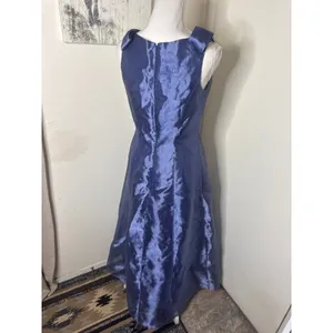 Vintage Alex Evenings Shimmer Gown | 90s Y2K Iridescent Prom Dress A Line Sz 4 thumbnail 4