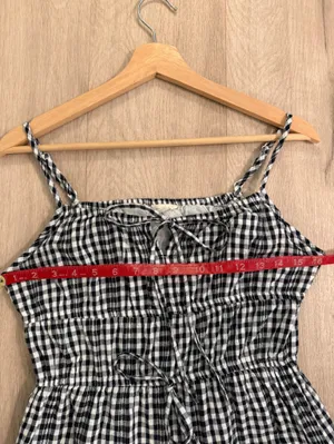 Cotton Gingham Sleeveless Dress Medium thumbnail 7