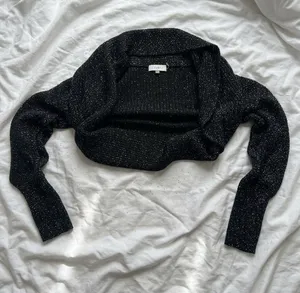 Calvin Klein Black Shimmer Shrug – Size S thumbnail 1