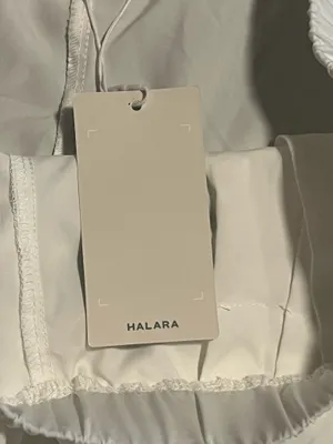Womens XL NWT Halara White Pleated Athletic Lounge Shorts- High Waisted thumbnail 7