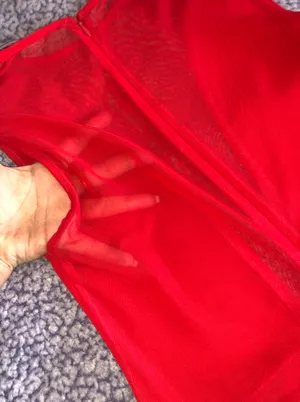 Red mini Dress Size M thumbnail 2