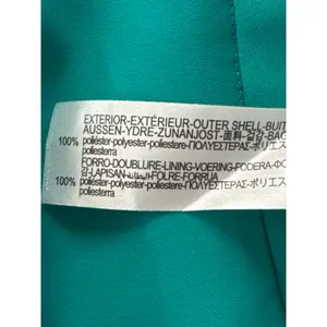 Zara‎ Teal Green High Rise Ruffle Tiered Skort Women's Large Preppy Academia thumbnail 4