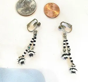 Hot Topic Y2K punk gothic clip on earrings thumbnail 2