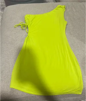 Au Darling Neon Green/Yellow Mini Dress thumbnail 1