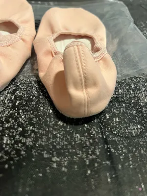 Womens sz6 STELLE Pink Stretch Canvas Ballet Shoes- Split Sole Dance Slippers thumbnail 7