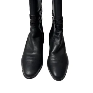White House‎ Black Market Alexa Tall Boot High Zip Leather Riding Womens 7.5 thumbnail 4