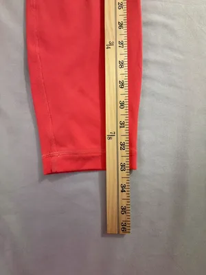 Lululemon Align High-Rise Crop Leggings Women’s Size 12 Pink Coral Yoga Pants thumbnail 7