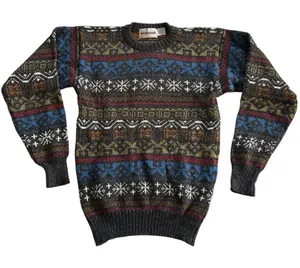 Vintage McGregor Knit Winter Holiday Christmas Ugly Sweater size Unisex M thumbnail 1