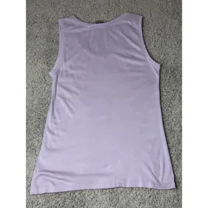 Ralph Lauren Sport Womens Purple V Neck Tank Top Cotton Lyocell Size L thumbnail 4