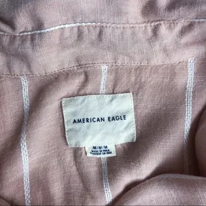 American Eagle Outfitters Pink Button Down Shirt thumbnail 5