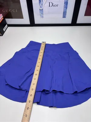 HALARA SoftlyZero Airy Crossover 2 in 1 Tennis Skirt Skort Periwinkle Color S thumbnail 8