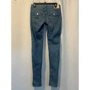 TRUE RELIGION Women's “Jodie” - Buddha Label - Blue Skinny Jeans, Size 26 thumbnail 2