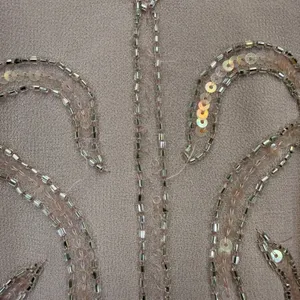 ASOS Womens Embellished Open Back Mini Dress‎ Dusty Rose Beaded Sequin Size 6 thumbnail 9