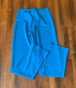 Women's Pants Small Vibrant Blue Straight Leg Pants Stretch business casual thumbnail 7