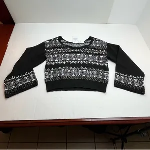 Sam Edelman Women‎ Boat Neck Long Sleeve Allover Print Sweater Size Medium NEW thumbnail 11