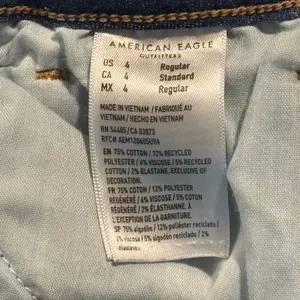 American Eagle Jeans Curvy Kick Boot Cut Next Level Stretch Casual Basics Blue 4 thumbnail 5