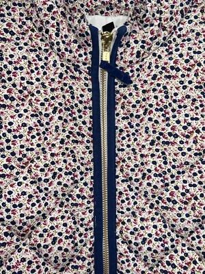 NWT J Crew Mercantile Women Vest Large Floral Quilted Full Zip Preppy Outdoor thumbnail 2