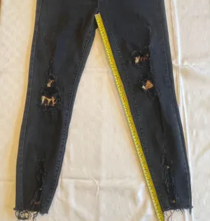 Judy Blue 7/28 Leopard Patch Black High Rise Ripped Skinny Jeans JB82168BK thumbnail 13