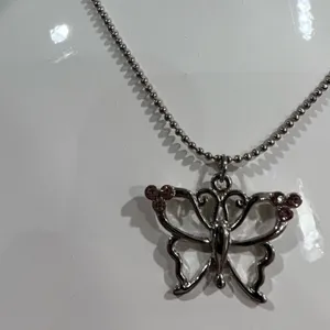 Necklace with Butterfly Pendant Silver thumbnail 5