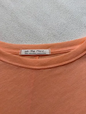 We The Free People Orange Free Tee thumbnail 2