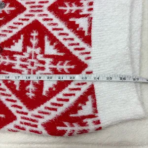 HOLIDAY TIME Red "Merry Christmas" Christmas Ugly‎ Sweater Size L NEW thumbnail 11
