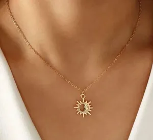 Sun Moon Charm Necklace thumbnail 1